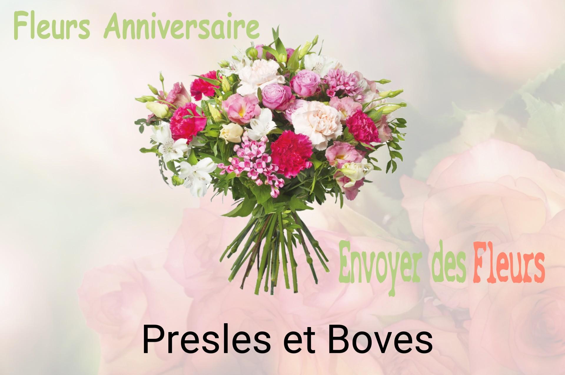 Bouquet de fleurs d’anniversaire livré à Presles-et-Boves